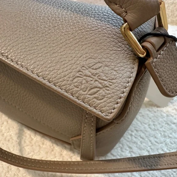 Loewe Mini Puzzle Bag Taupe Leather NWT Retail $2,850 - Picture 8 of 14